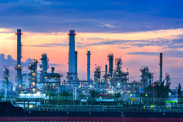 Refinery at Sunset
